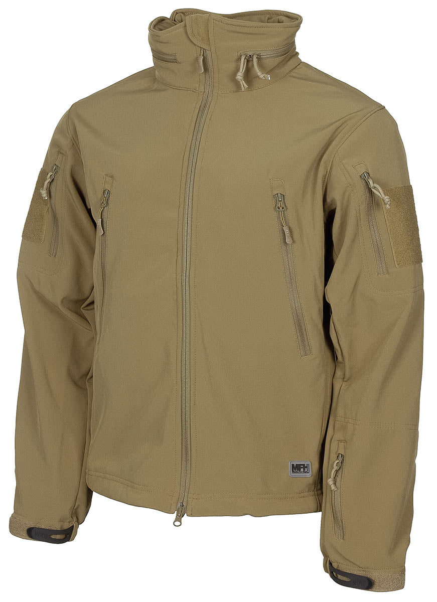 Geacă Softshell Scorpion Coyote MFHProfessional - Teflon, Antivânt