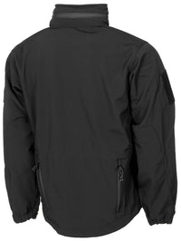 Geacă Softshell Scorpion Negru MFH Professional - Antivânt & Respirabilă, Teflon