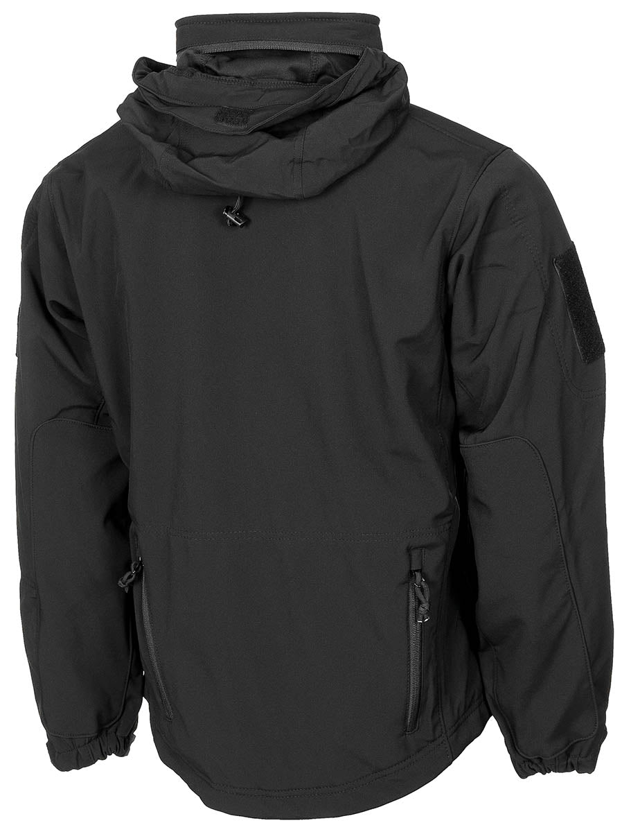 Geacă Softshell Scorpion Negru MFHProfessional - Antivânt & Respirabilă, Teflon