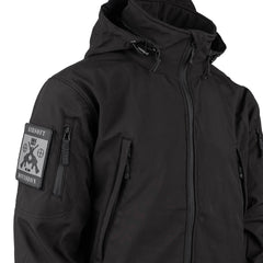 Geacă Softshell Tactical Negru - Performanță Fără Compromis