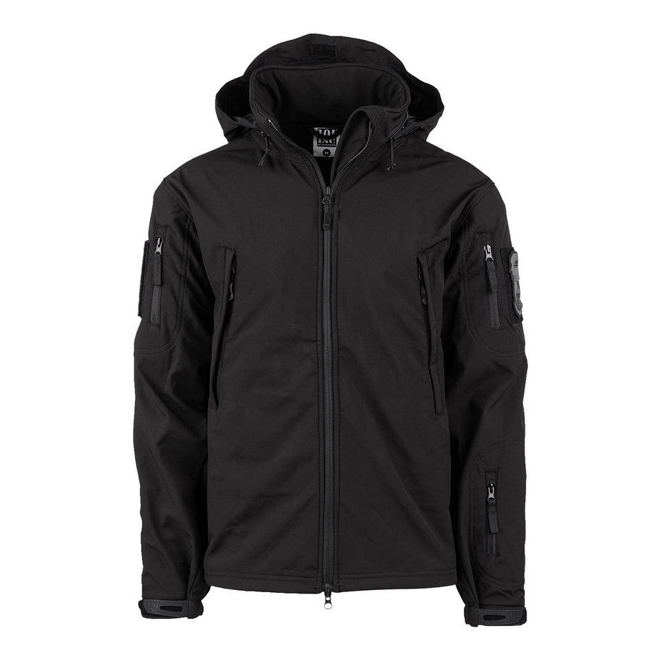 Geacă Softshell Tactical Negru - Performanță Fără Compromis