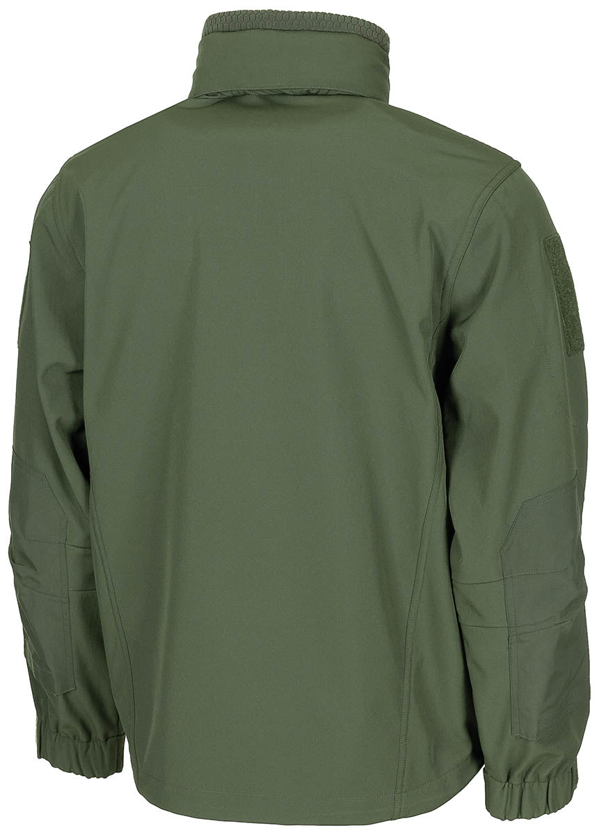Geacă Softshell Viper Oliv MFH - Respirabilă, Rezistentă la Vânt