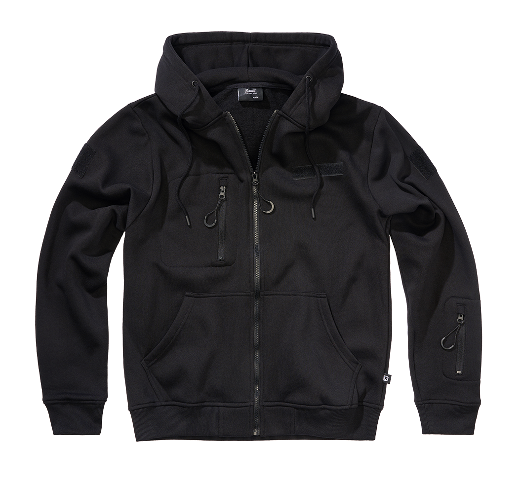 Geaca Tactical Sweat Negru Brandit - Performanta Versatila
