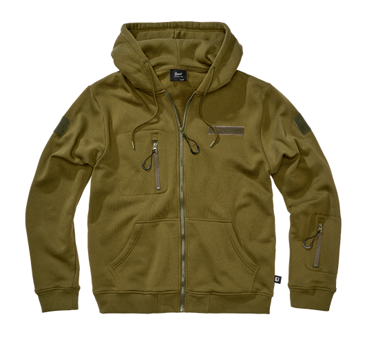Geaca Tactical Sweat Olive Brandit - Caldura si Mobilitate