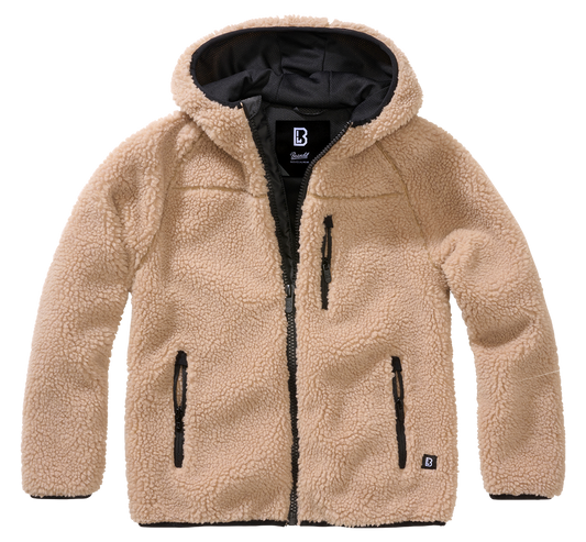 Geaca Teddyfleece Hooded Camel Copii Brandit - Caldura Optima si Stil
