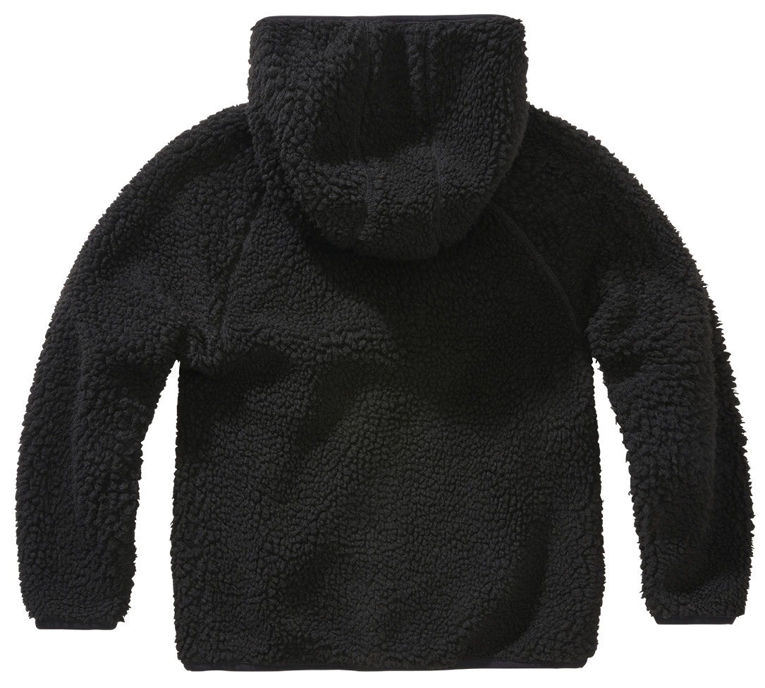 Geaca Teddyfleece Hooded Negru Copii Brandit - Caldura si Stil