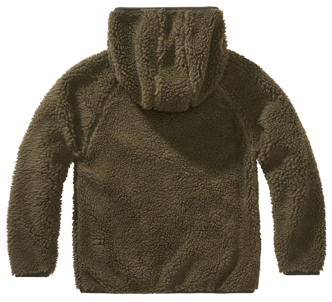 Geaca Teddyfleece Hooded Olive Copii Brandit - Caldura si Aventura