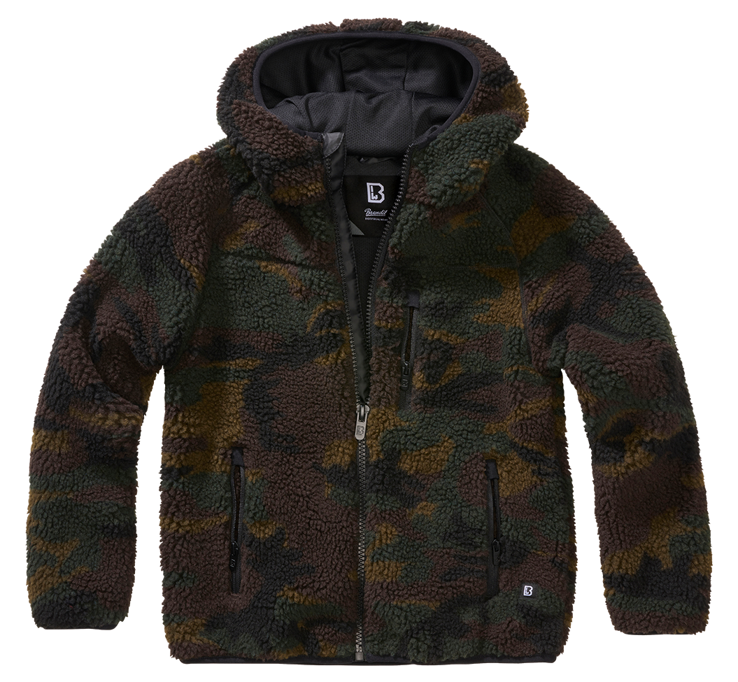 Geaca Teddyfleece Hooded Woodland Copii Brandit - Caldura si Aventura