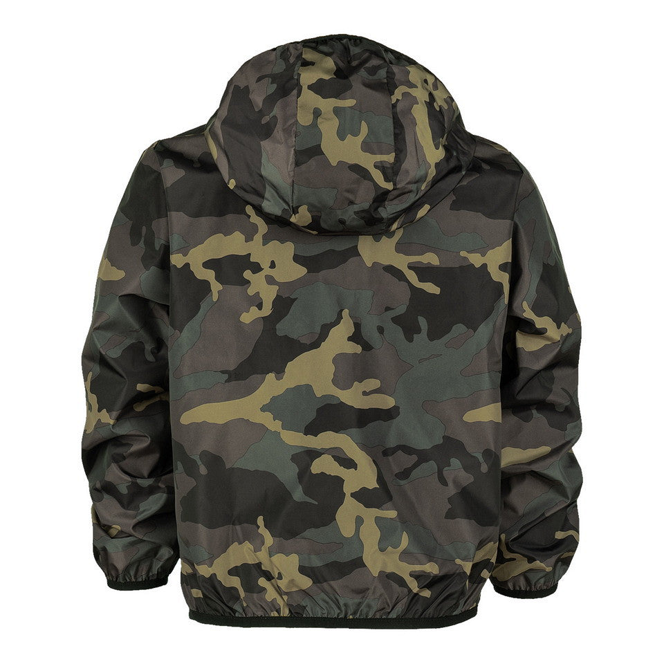 Geacă Vânt Copii Kinder Camo Woodland - Protecție Esențială în Aventuri