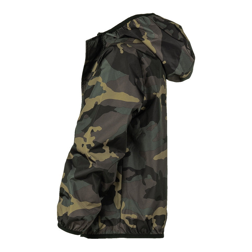 Geacă Vânt Copii Kinder Camo Woodland - Protecție Esențială în Aventuri