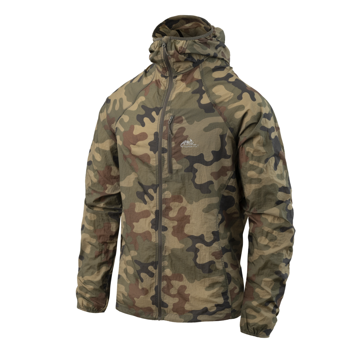 Geacă Wiatrówka Helikon-Tex Tramontane WindPack® Nylon PL Woodland