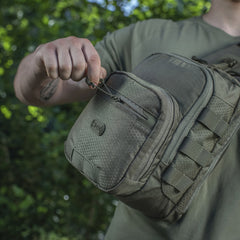 Geantă Cross Bag Elite Hex M-Tac - Ranger Green, Practică și Tactică