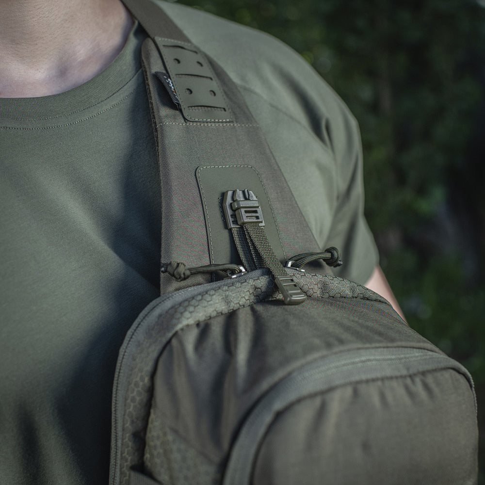 Geantă Cross Bag Elite Hex M-Tac - Ranger Green, Practică și Tactică