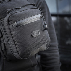 Geantă Cross Slim Elite Hex M-Tac - Black Tactică și Urbană