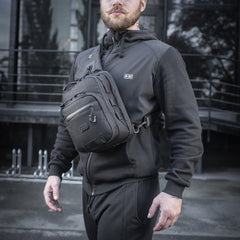 Geantă Cross Slim Elite Hex M-Tac - Black Tactică și Urbană