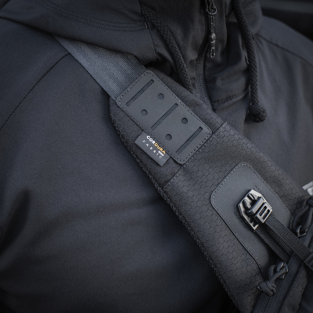 Geantă Cross Slim Elite Hex M-Tac - Black Tactică și Urbană
