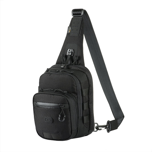 Geantă Cross Slim Elite Hex M-Tac - Black Tactică și Urbană