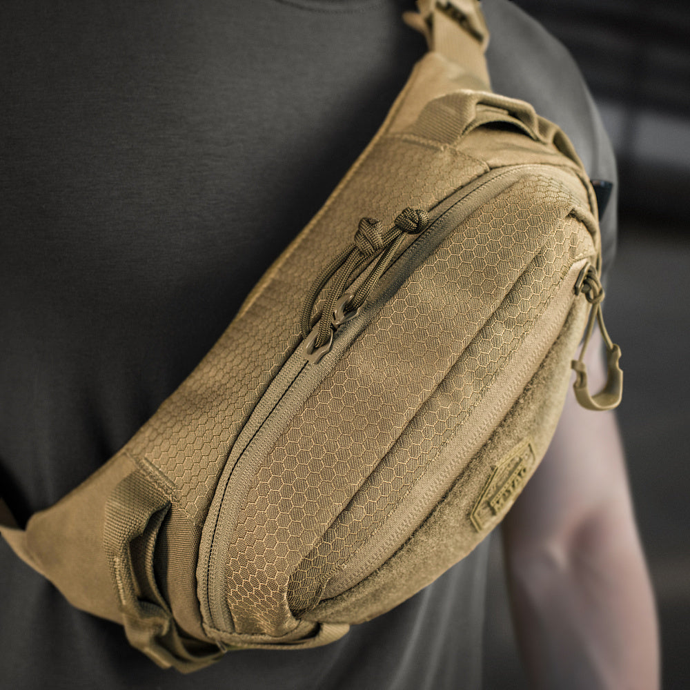 Geantă de Șold M-Tac Elite Hex Coyote – Compactă și Tactică