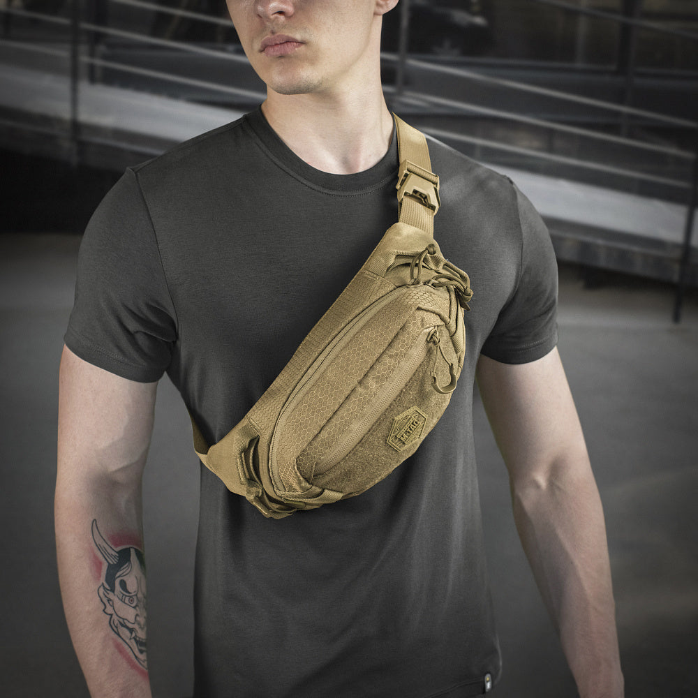 Geantă de Șold M-Tac Elite Hex Coyote – Compactă și Tactică