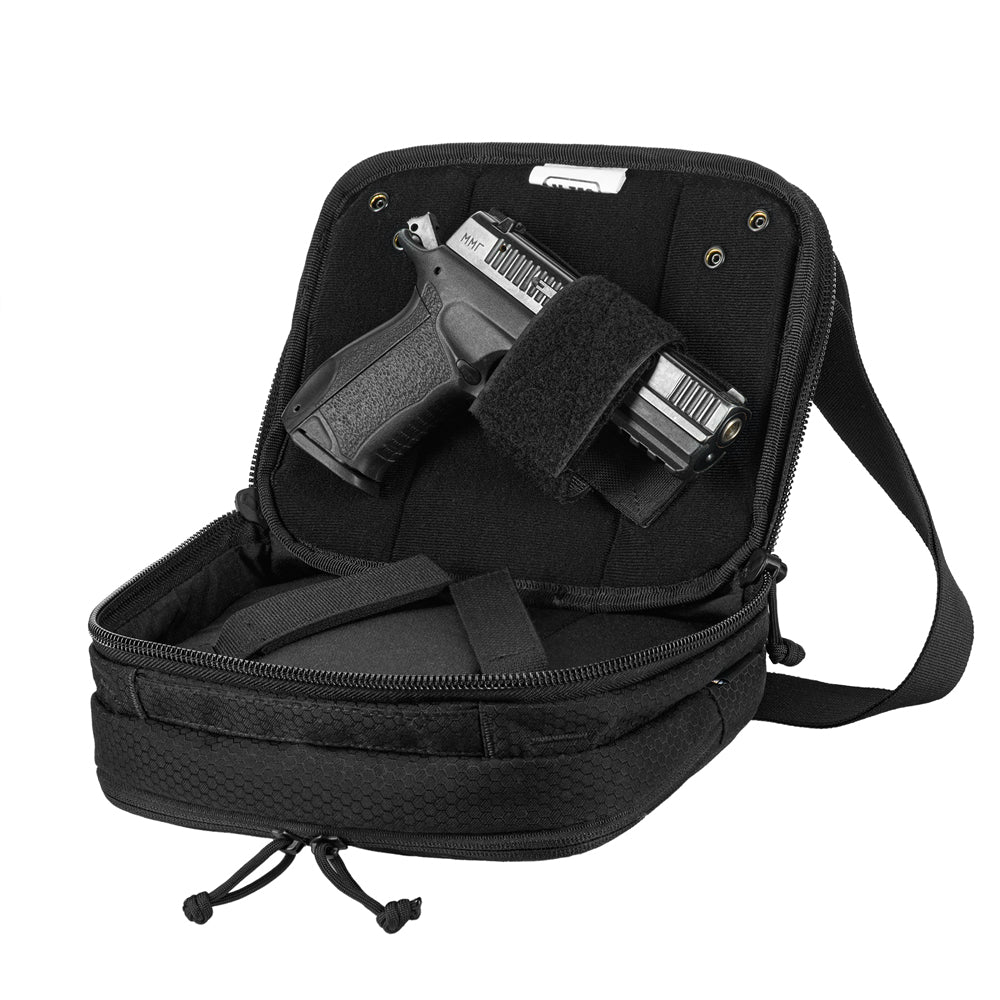 Geantă EDC Bag Elite HEX M-Tac - Negru, Sistem Quick Release