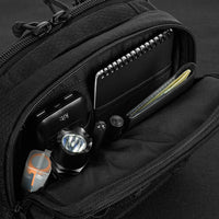 Geantă EDC Bag Elite HEX M-Tac - Negru, Sistem Quick Release