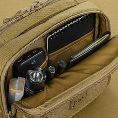 Geantă EDC Elite HEX M-Tac - Coyote, Acces Rapid Arma