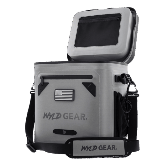 Geantă Frigorifică Wyld Gear Soft Cooler 10.85L Gri/Negru Herbertz - Poliester, Izolație Avansată