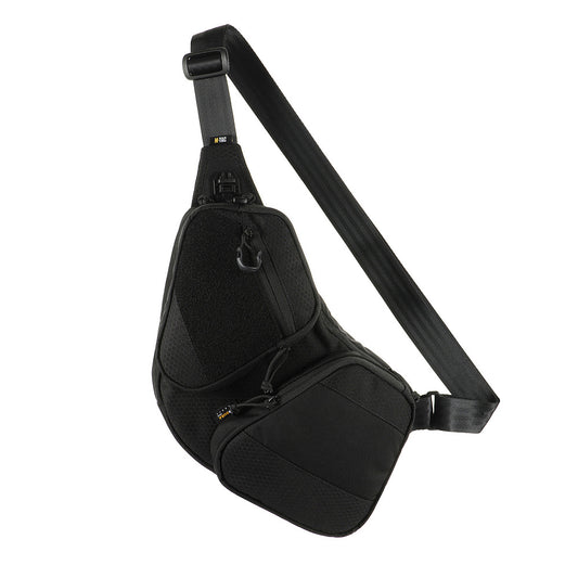 Geantă M-Tac Bat Wing Elite Hex - Neagră, Tactică și Ergonomică