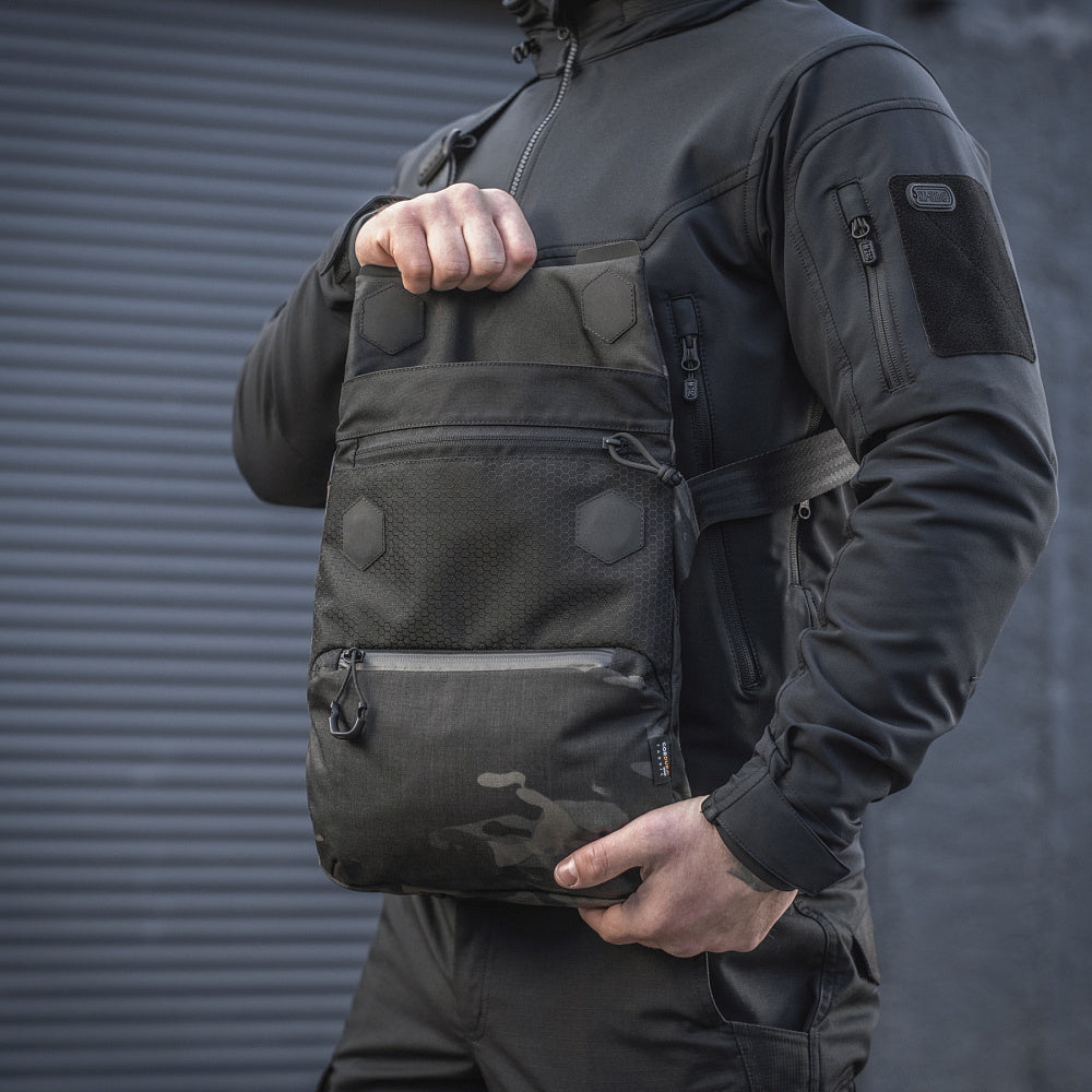 Geantă M-Tac Konvert Bag Elite - Multicam Black/Neagră