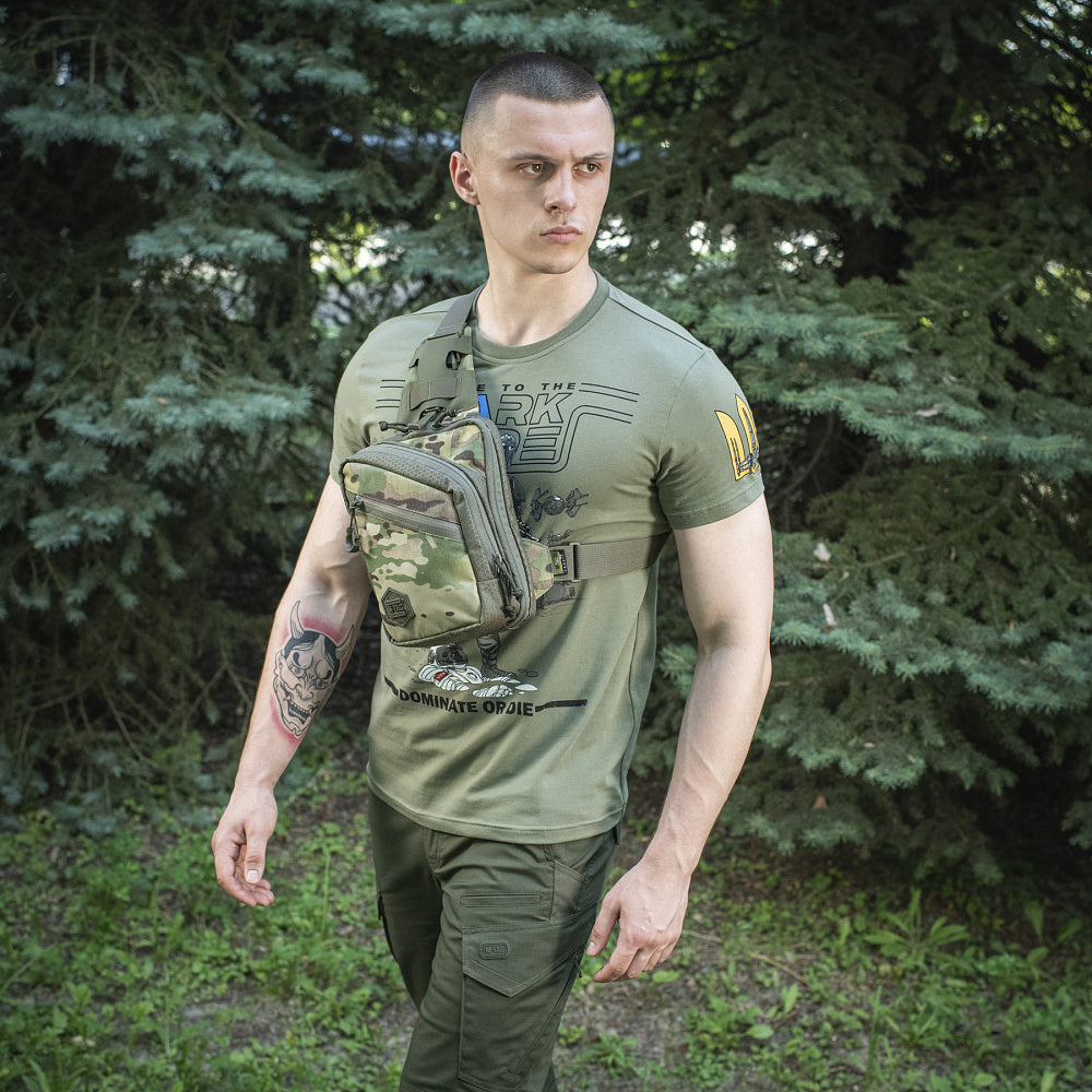 Geantă Pistol M-Tac Sling Elite Hex - Multicam/Ranger Green