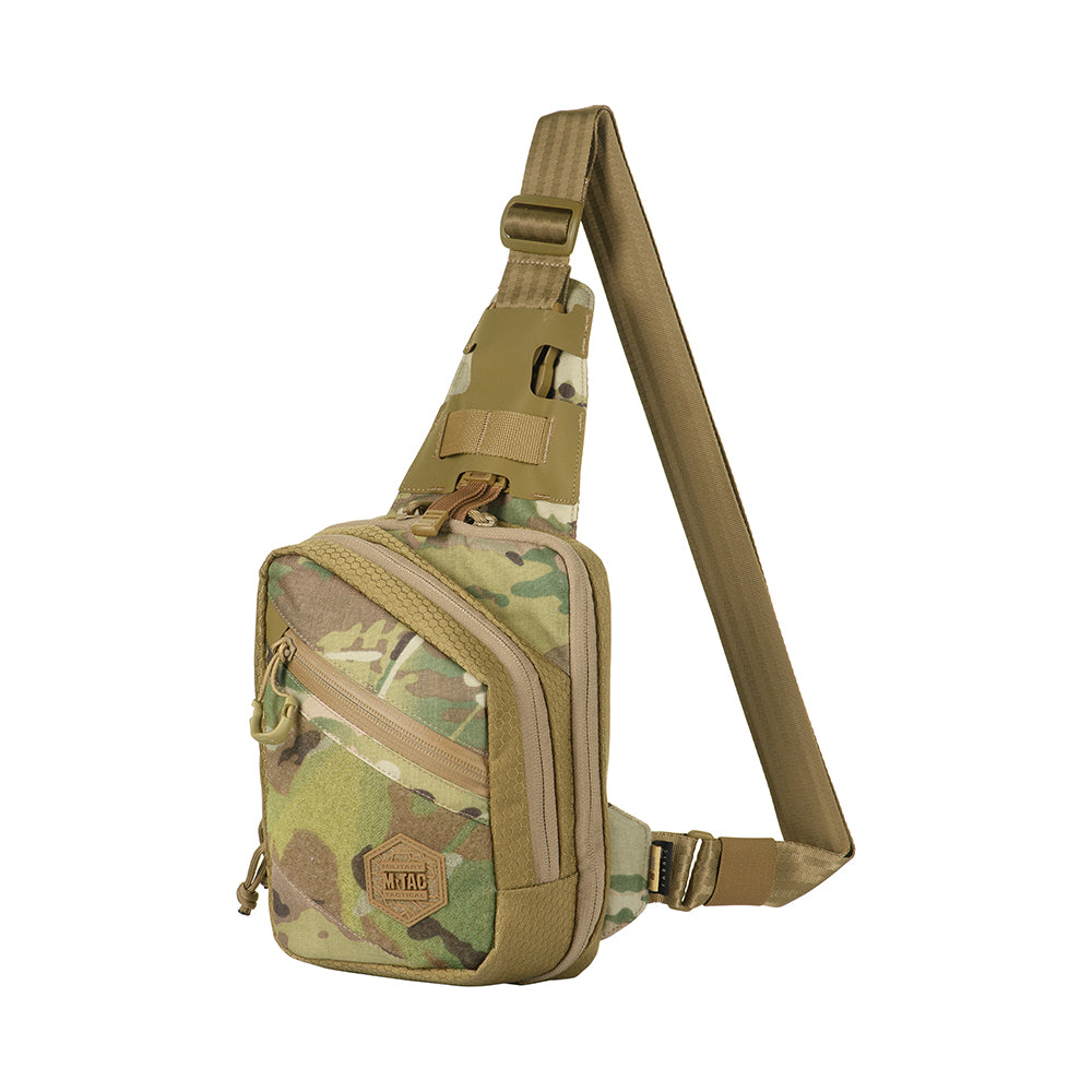 Geantă Pistol Sling Elite Hex M-Tac - Camuflaj & Coyote, Velcro
