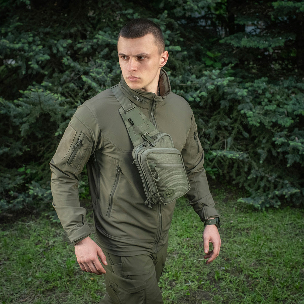 Geantă Pistol Tip Sling M-Tac Elite Hex - Ranger Green