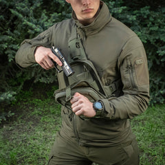 Geantă Pistol Tip Sling M-Tac Elite Hex - Ranger Green