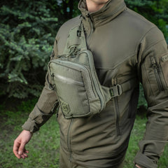 Geantă Pistol Tip Sling M-Tac Elite Hex - Ranger Green