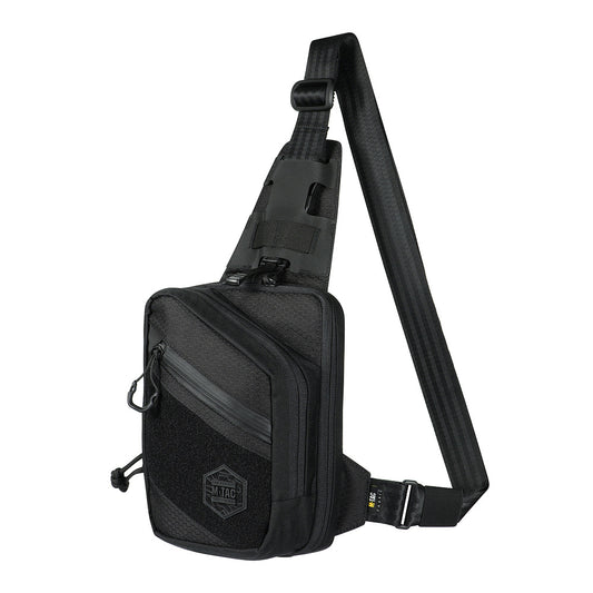 Geantă Sling Pistol Elite Hex M-Tac - Black cu Velcro
