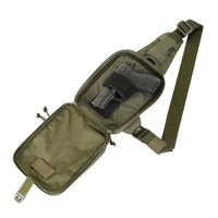 Geantă Sling Pistol Elite Hex M-Tac - Ranger Green pentru Port Armă
