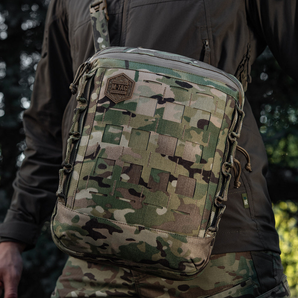 Geantă Tabletă M-Tac Laser Cut Hex Multicam - Acces Rapid & EDC