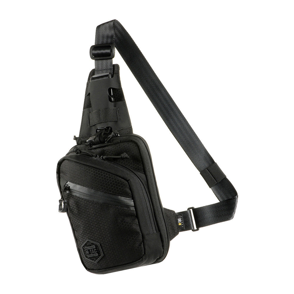 Geantă tactic-pistol M-Tac Sling Elite Hex - Negru, transport discret