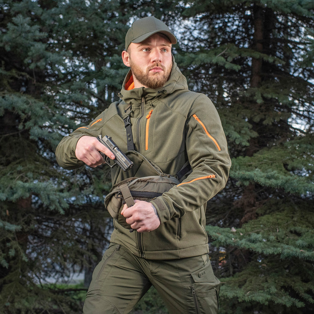 Geantă tacticã Sphaera Hex Hardsling Gen.II M-Tac - Ranger Green/Black