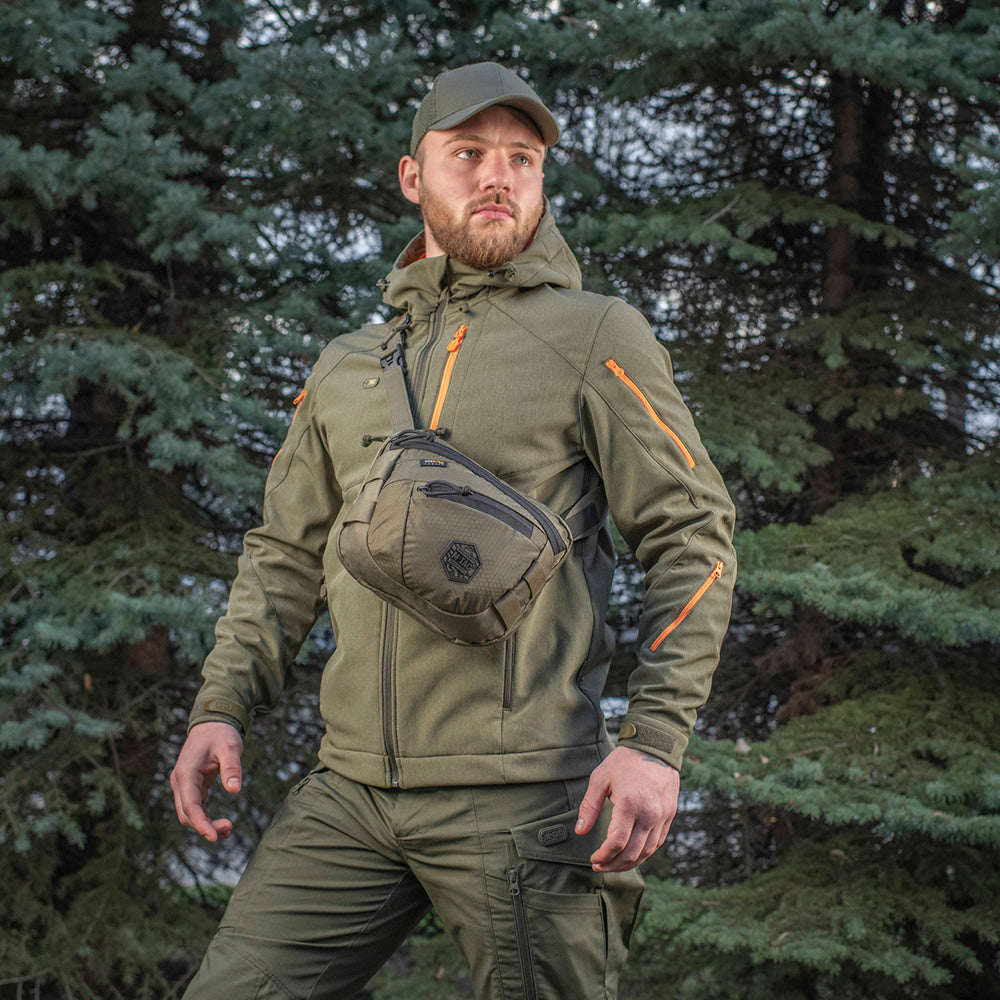 Geantă tacticã Sphaera Hex Hardsling Gen.II M-Tac - Ranger Green/Black