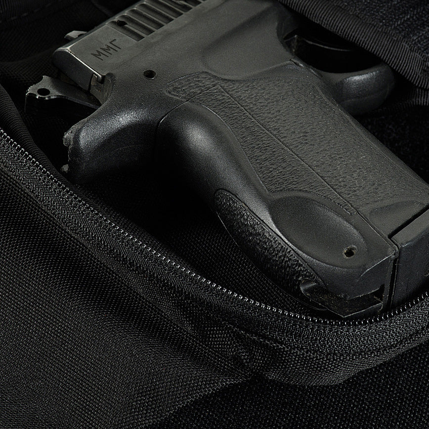 Geantă Tactică Umăr M-Tac – Negru, Port Armă Ascunsă