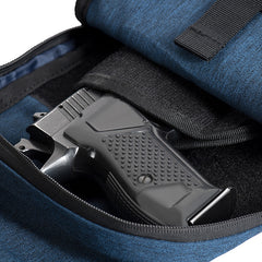 Geantă Tactică Umăr M-Tac - Pachet Piept cu Sling, Albastru