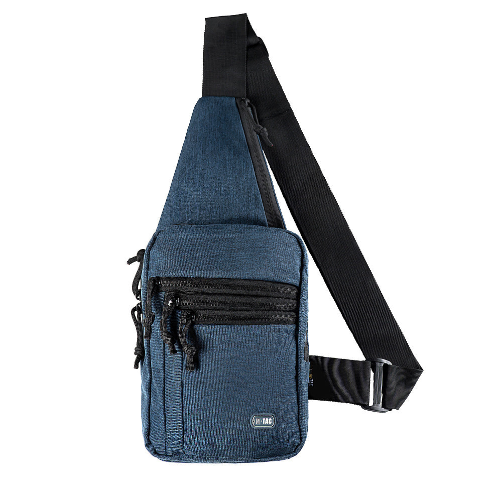 Geantă Tactică Umăr M-Tac - Pachet Piept cu Sling, Albastru
