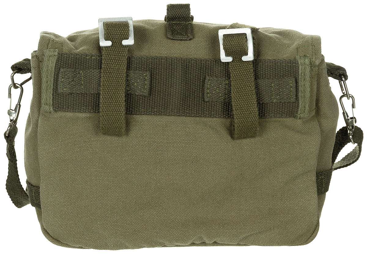 Geantă BW Mică Oliv-Stonewashed MFH - Pânză Rezistentă, Curea Detașabilă