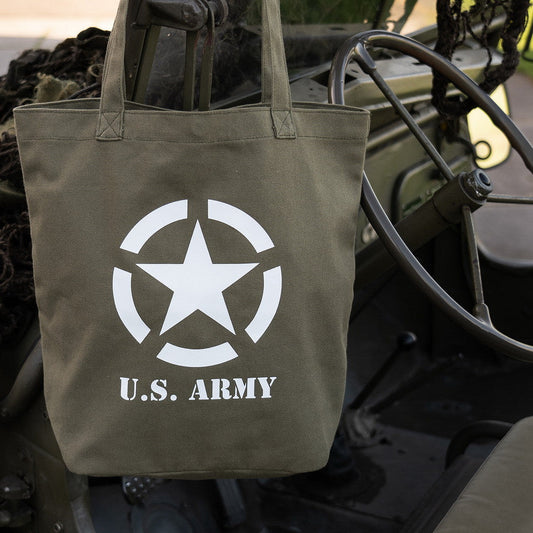 Geantă Canvas U.S. Army Verde - Stil Militar Funcțional