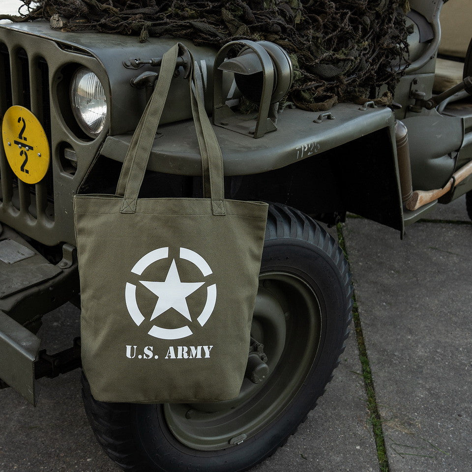Geantă Canvas U.S. Army Verde - Stil Militar Funcțional