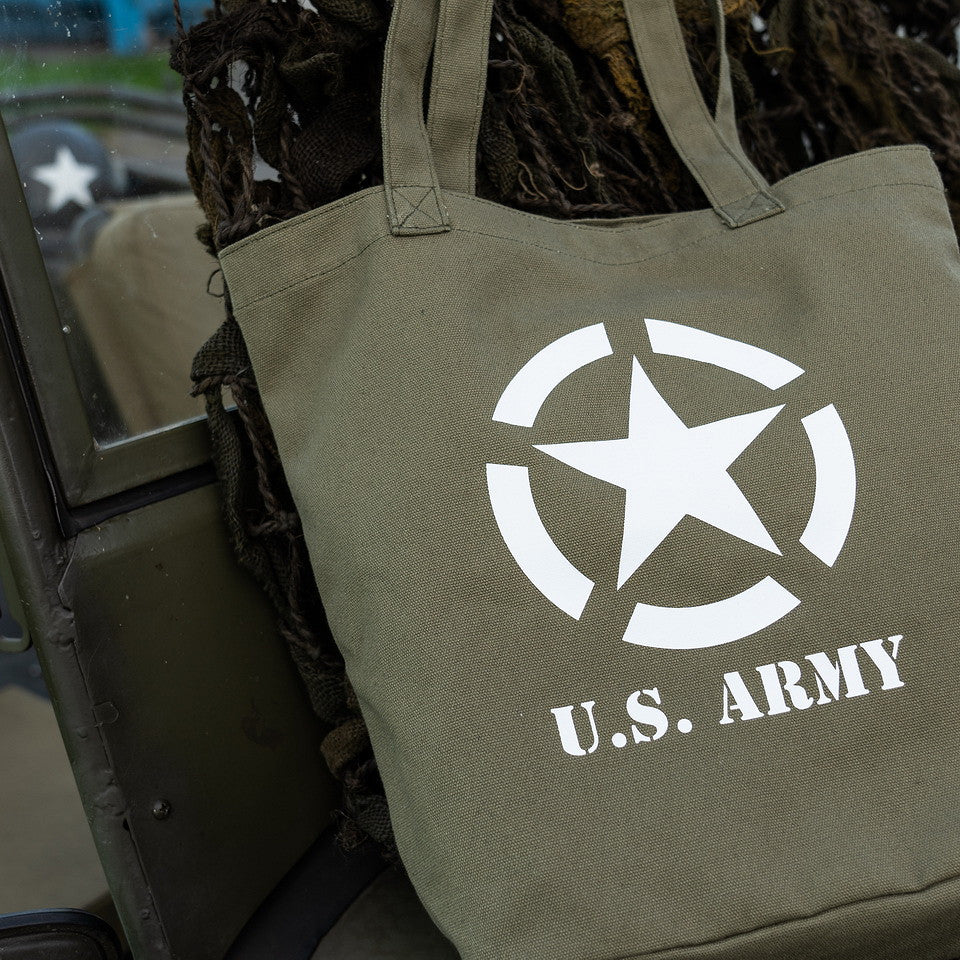 Geantă Canvas U.S. Army Verde - Stil Militar Funcțional