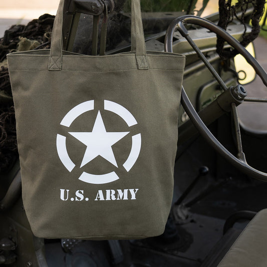 Geantă Canvas U.S. Army Verde - Stil Militar Funcțional