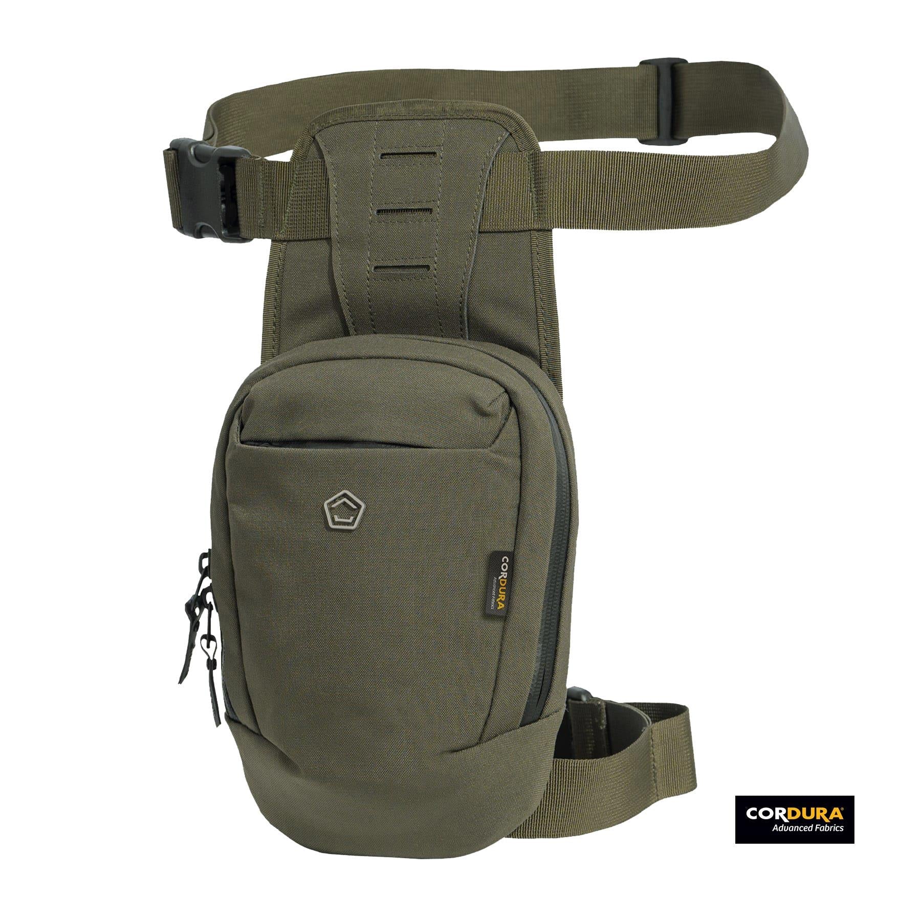 Geanta Consul Thigh Pouch RAL7013 Pentagon Tactical - Performanță și Ventilație Optimă în orice Mediu