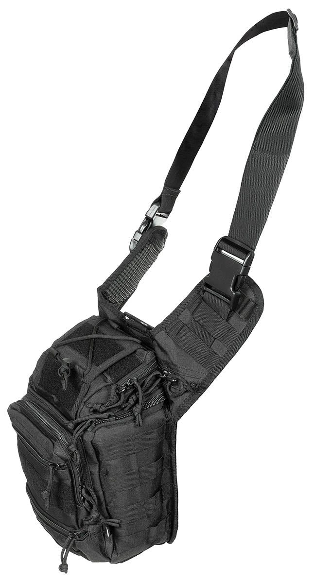 Geantă Crossbody Deluxe Negru MFH - Bretea Ajustabilă, Spate Căptușit